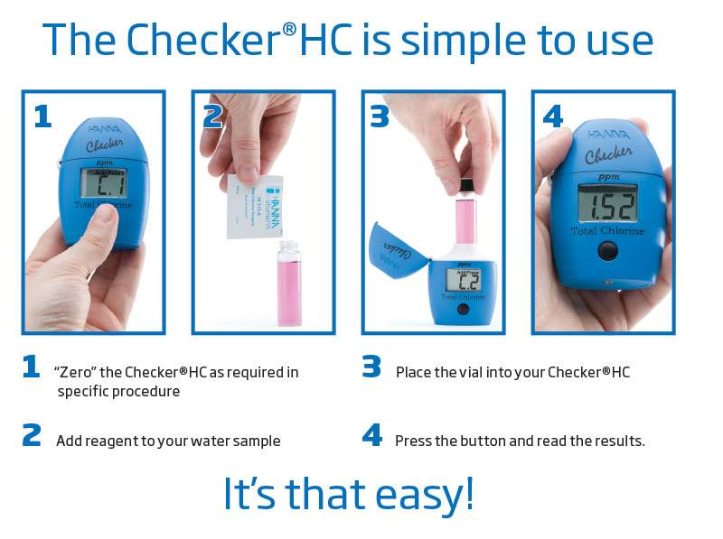 How to use Hanna Checker Handheld Colorimeter