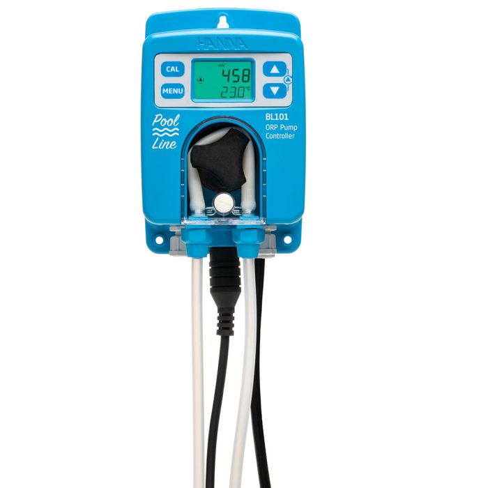 Pool Line ORP controller and dosing pump with HI20083 ORP probe (BL101-00)