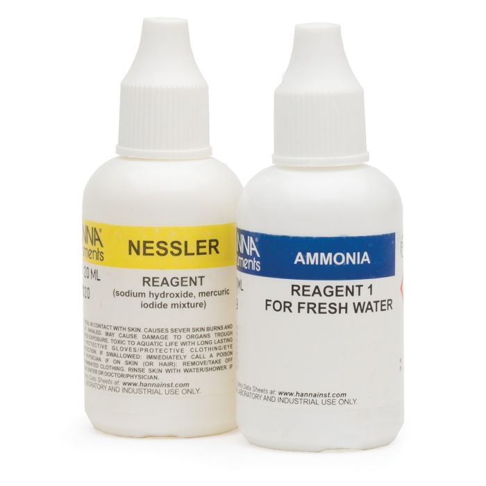 Ammonia Test Kit for Fresh Water Replacement Reagents (25 tests) – HI3824-025
