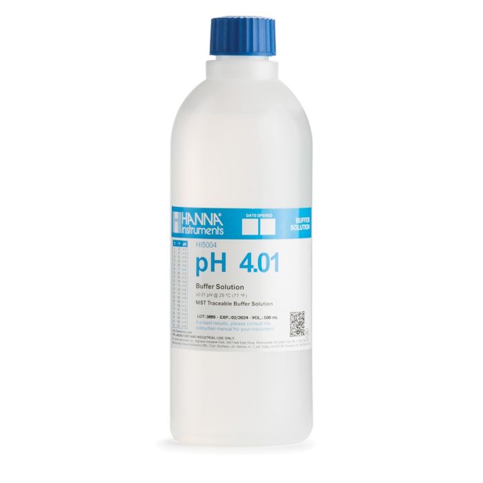 pH 4.01 Technical Calibration Buffer (500 mL) – HI5004