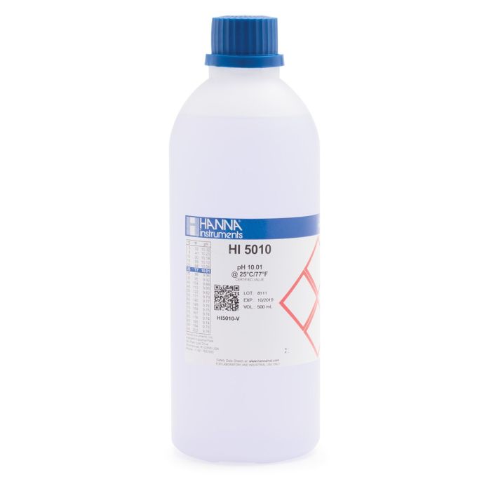 HI5010-V pH 10.01 Technical Calibration Buffer (500 mL)