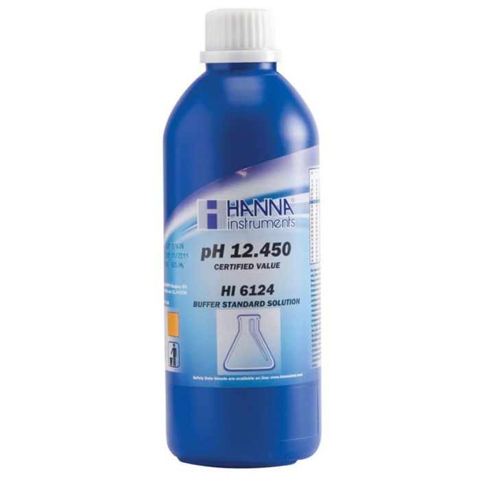 HI6124 pH 12.450 Millesimal Calibration Buffer (500 mL)