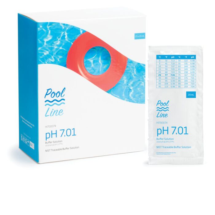 Pool Line pH 7.01 Buffer Sachets – HI700074P