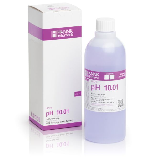 HI7010C pH 10.01 Calibration Solution (500 mL)