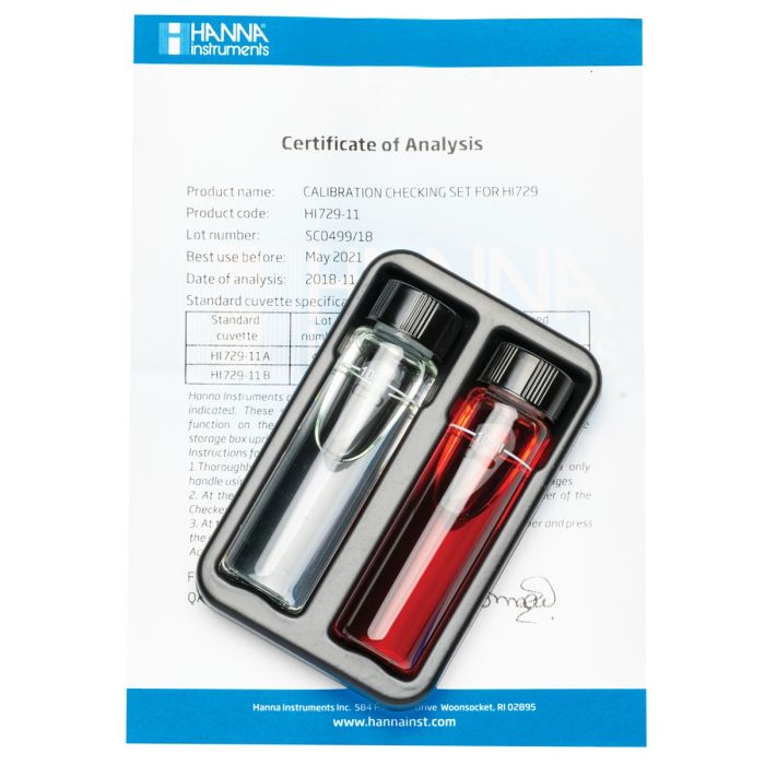 Fluoride Low-Range Checker HC Calibration Check Set – HI729-11