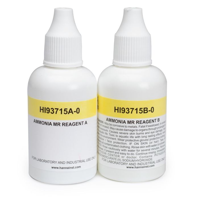 Ammonia Medium Range Reagents (300 tests) – HI93715-03