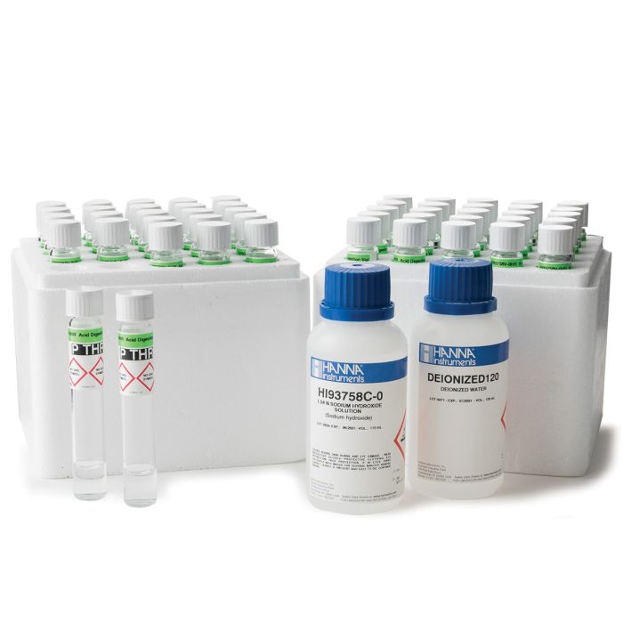 Total Phosphorus High Range Reagents with Barcode Recognition – HI94763B-50