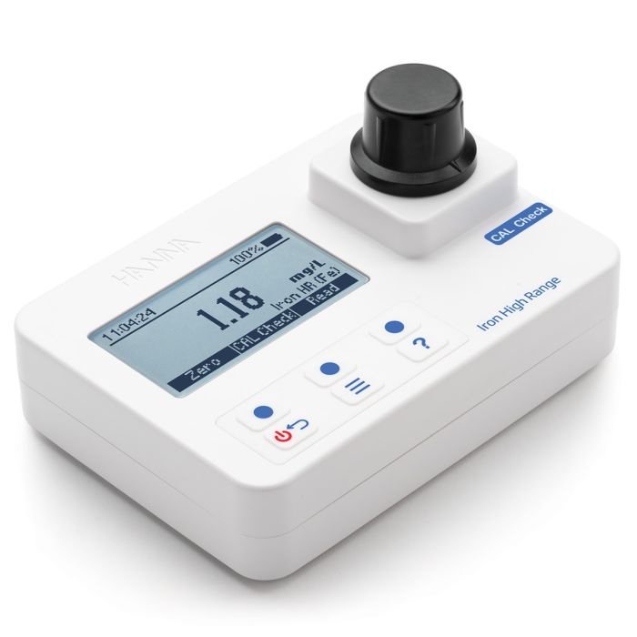 Iron High Range Portable Photometer with CAL Check – HI97721-meter only