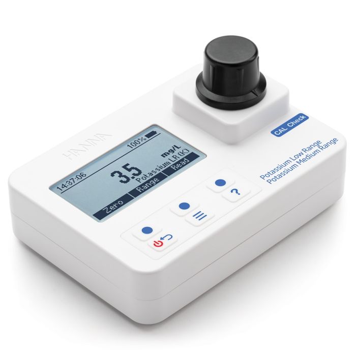 Potassium Low and Medium-Range Portable Photometer-meter only
