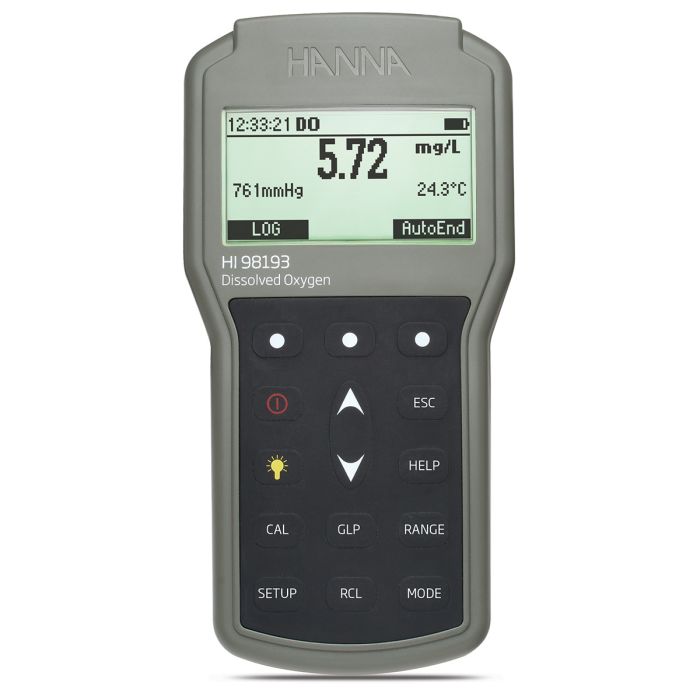 Waterproof Portable Dissolved Oxygen and BOD Meter – Meter Only (HI98193-03)