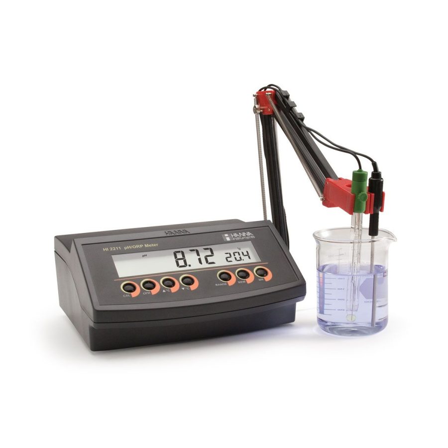 Benchtop pH/mV Meter with 0.01 Resolution - HI2211