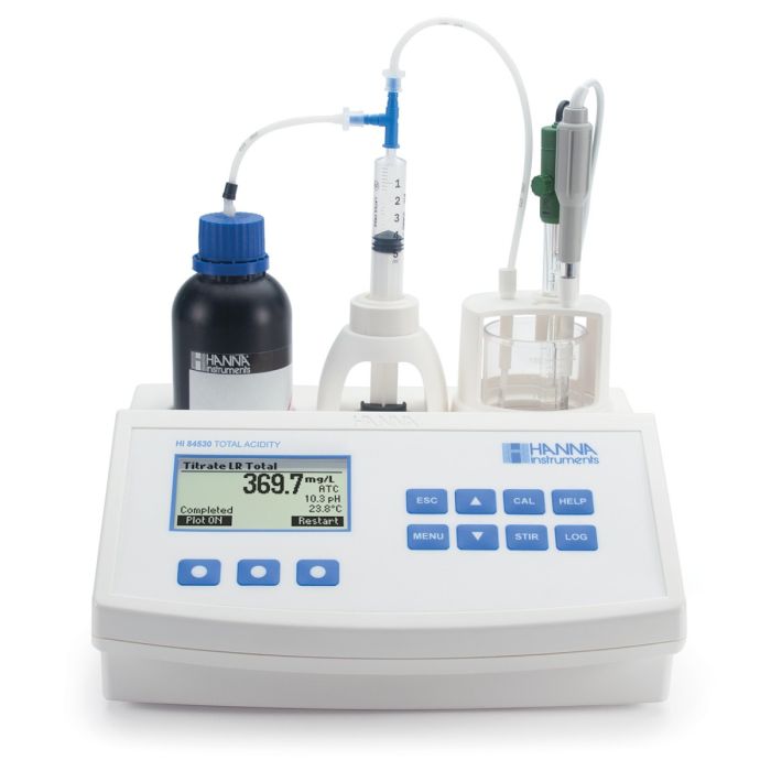 Mini Titrator for Measuring Titratable Acidity in Water – HI84530-02