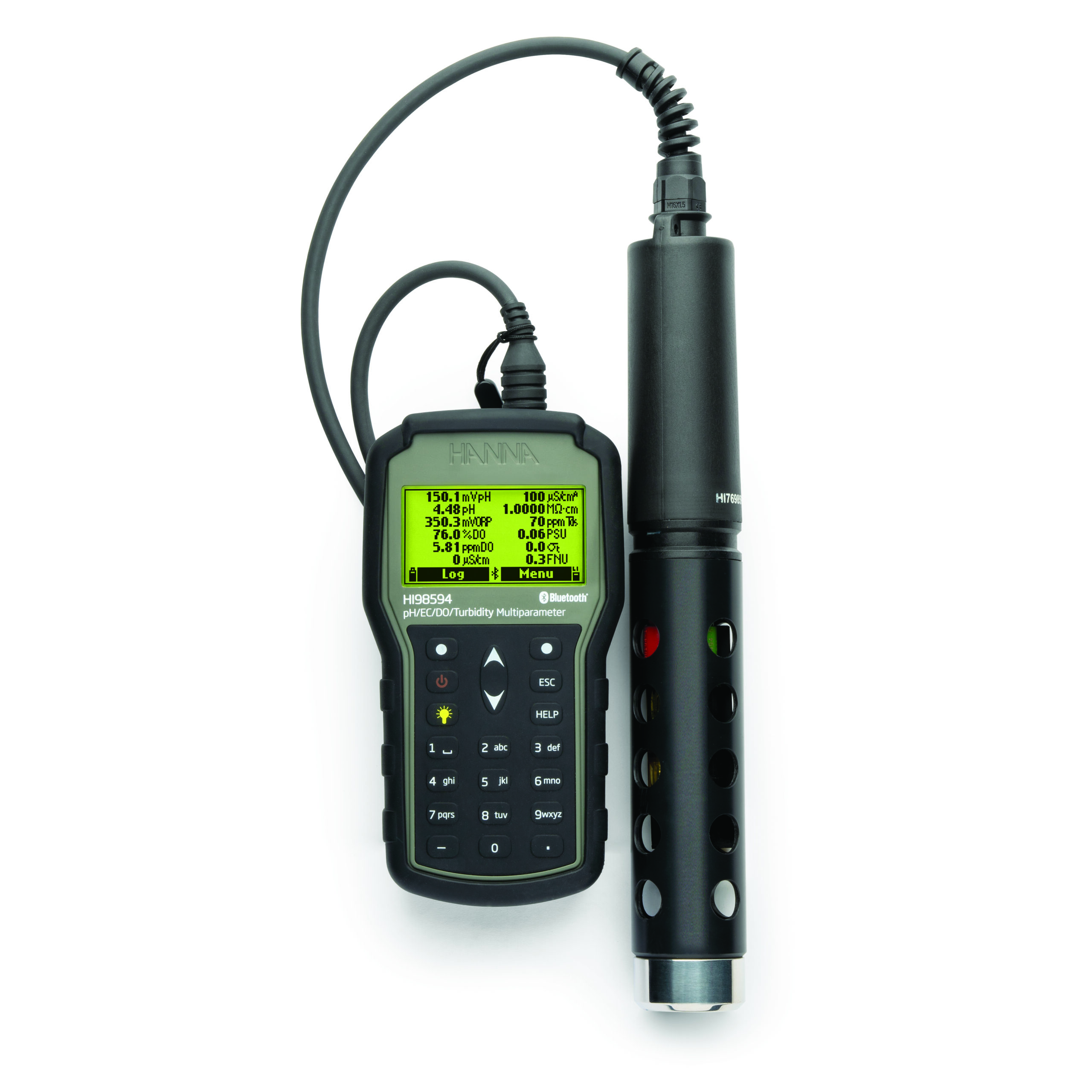 Portable Multiparameter pH/EC/Turbidity/opdo® Meter with Bluetooth®(HI98594-web) - Image 8